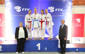 18 Bourges - Championnat de France Combats : Ilona GIRARD « Médaille de BRONZE ».