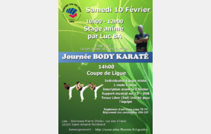 18 St Amand Montrond - Coupe de la Ligue Body Karaté.