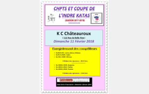 36 Châteauroux - Championnat & Coupe de l’Indre Kata.