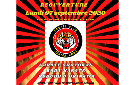 Réouverture du Karaté Club Châteauroux 