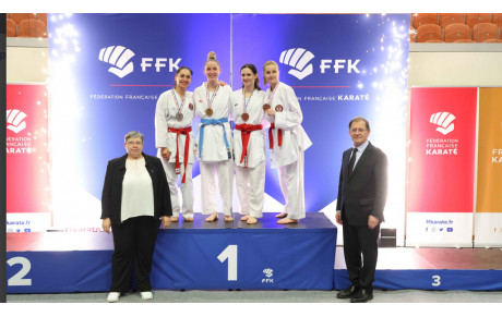 18 Bourges - Championnat de France Combats : Ilona GIRARD « Médaille de BRONZE ».