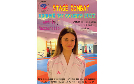 36 Ardentes - Stage Départemental Combat.