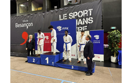 Sami MAHIOU : médaille de bronze.