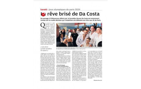 Rêve brisé de Steven Da Costa.
